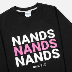 шелкография в 2 цвета на свитшоте