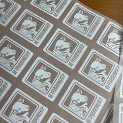 DTF трансферы с логотипом на рулоне для термопереноса на футболки и текстиль